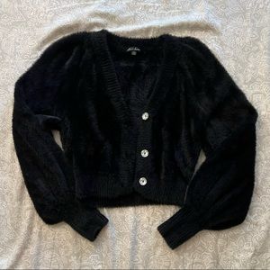 Short fur sweater